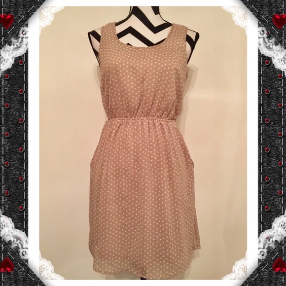 Band Of Gypsies@ Back Cut-Out Polka Dot Dress - Picture 2 of 6